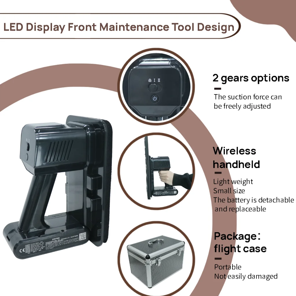 YIPINGLINK LED Dispay Drahtlose Wiederaufladbare Vor Wartung Werkzeug Für 320*160MM 192*192MM Led-bildschirm Modul panel