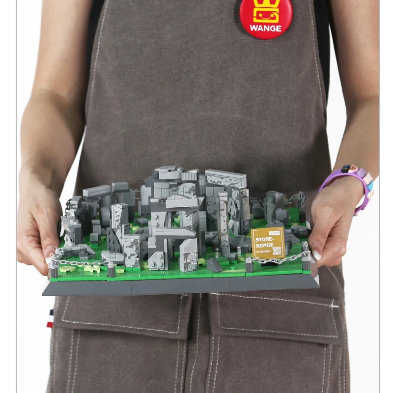 

Stonehenge Bricks Модель Wiltshire Англия Историческая архитектура Орнамент Набор строительных блоков Игрушки Подарки для детей и взрослых