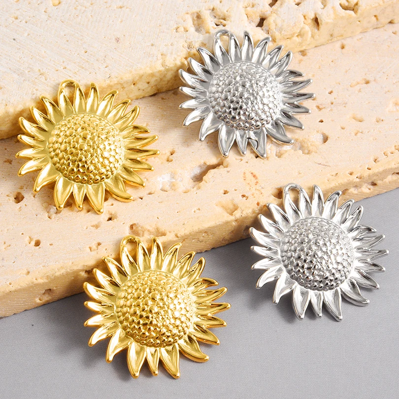 10pcs/lot Stainless Steel Turtle Seahorse Fish Mushroom Pendants Conch Squid Crab Shell Charms Jewelry Making Findings Necklaces