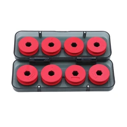 8/16pcs Foam Spools Line Box Winding Board Fishing Shaft Lure Hook Rig Bait Storage Case Pesca Tackle