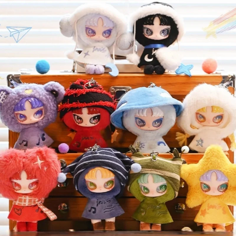 

In Stock Inn Twelve Tiny With Keepers Series Blind Box Plush Doll Cute Mini Keychain Bag Pendant Decorative Figure Gift For Girl