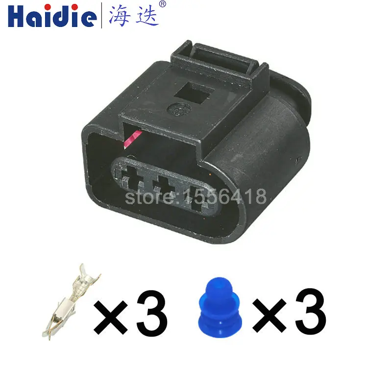 

1-20 sets 3pin 3.5mm Crankshaft position sensor plug auto waterproof connectors 1717696-1