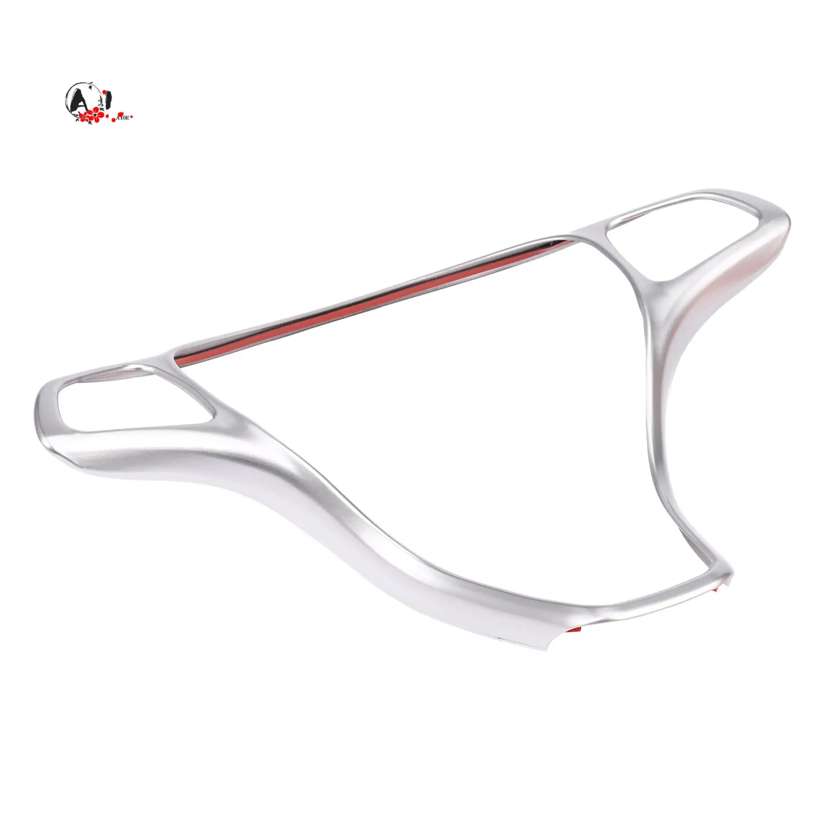 

A10E-Car Steering Wheel Button Frame Trim Cover For Mercedes Benz Vito 2017 Silver Chrome