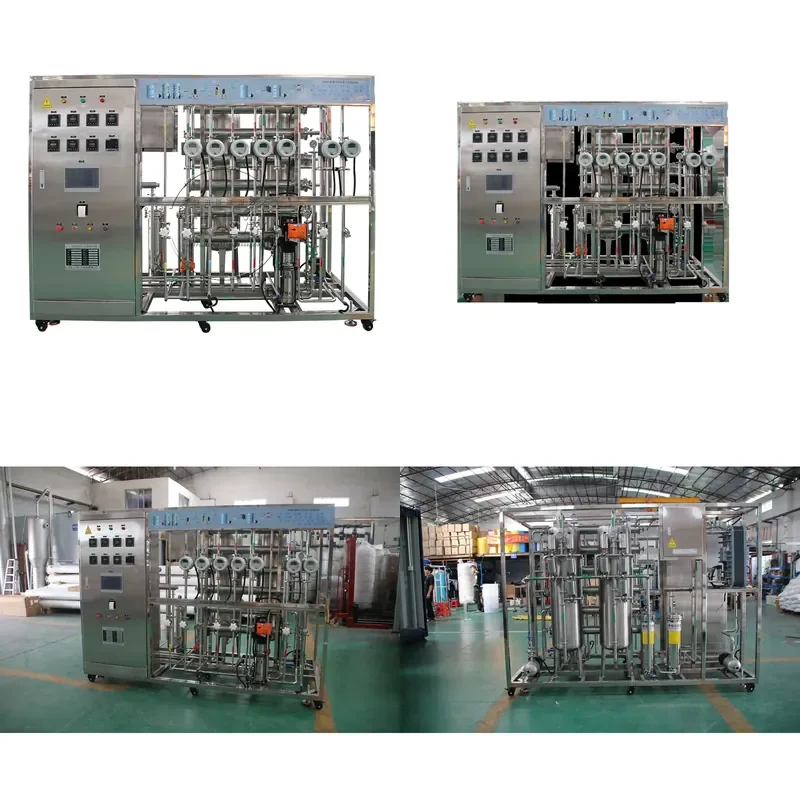 Large Industrial Water Treatment System Reverse Osmosis Equipment Pressure Vessel Pump 500L/h Deionized Water Production
