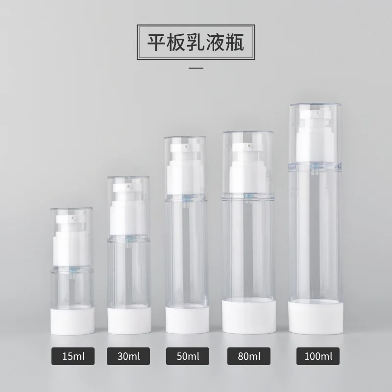 15 مللي-120 مللي واضح فارغة إعادة الملء مضخة تفريغ الرش كريم غسول ورذاذ مجموعة الزجاجات المحمولة عينة التعبئة لمستلزمات التجميل #6