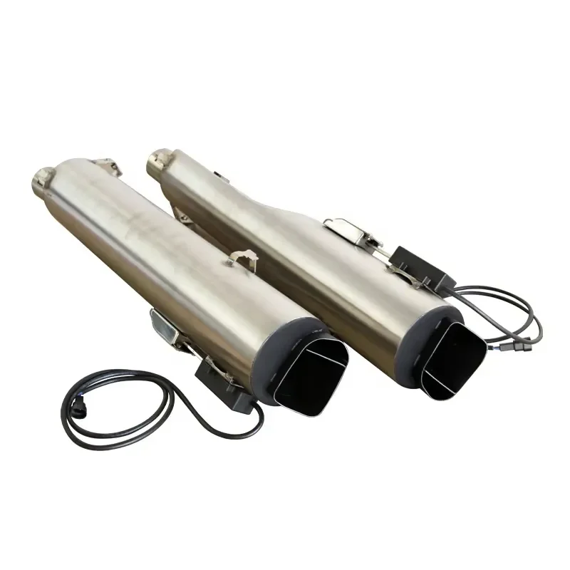 18-Later Goldwing1800 Motorcycle Stainless Steel Muffler System ASC Adjustable Exhaust Pipe Performance Slip-on New 51mm Box