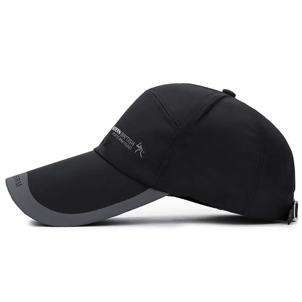 Quick Dry Sports Cap Baseball Cap Solid Color Sun Hat Outdoor Golf Fishing Hats Hat Casual Fashion For Men Women Adjustable