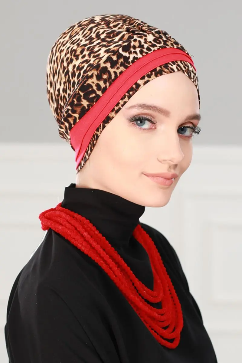 Doppel farbe gekämmte Knochen leopard muster