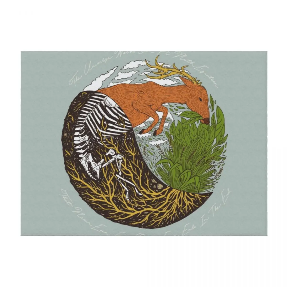 

Plants & Animals Throw Blanket Weighted Bed linens Multi-Purpose Luxury Thicken Blankets