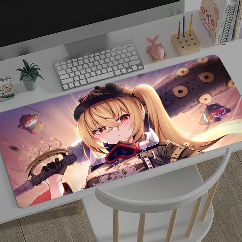 Gaming Mouse Pad Zenless Zone Zero Lucy Accessories Office Gamer Keyboard Desk Mat Non-Slip ground mat PC Large Anime Mousepad