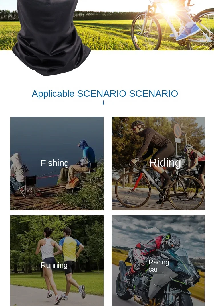 Sommer-Kopfbedeckung, Beanie, 3-Loch-Vollgesichtsmaske, Damen und Herren, dünne Sturmhaube, Gesichtsmaske für Motorrad, Fahrrad, Jagd, Radfahren, Kappe, Ski – Detail 10
