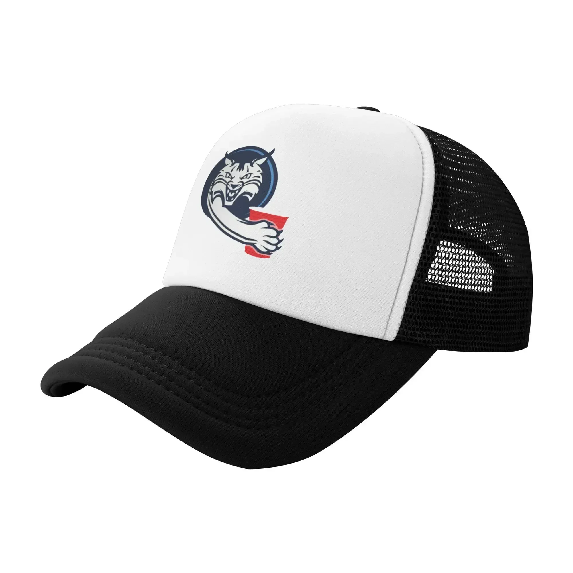 New Funny Cat B-Bobcat Drinking Red Cup Hiking Mesh Baseball Caps Women  Unisex Male Beach Sunscreen Hats Peaked Cap