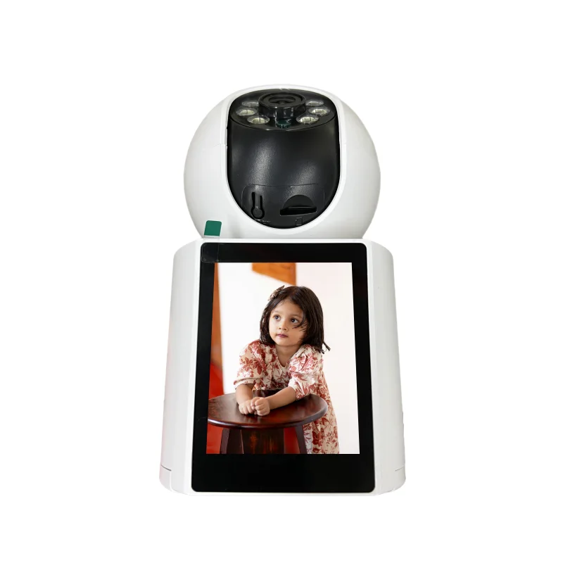 

Smart Android APP 360 Video Call Security Camera Electric 2.8" OLED Screen Plastic Home Baby Monitor Elder Motion AI Human