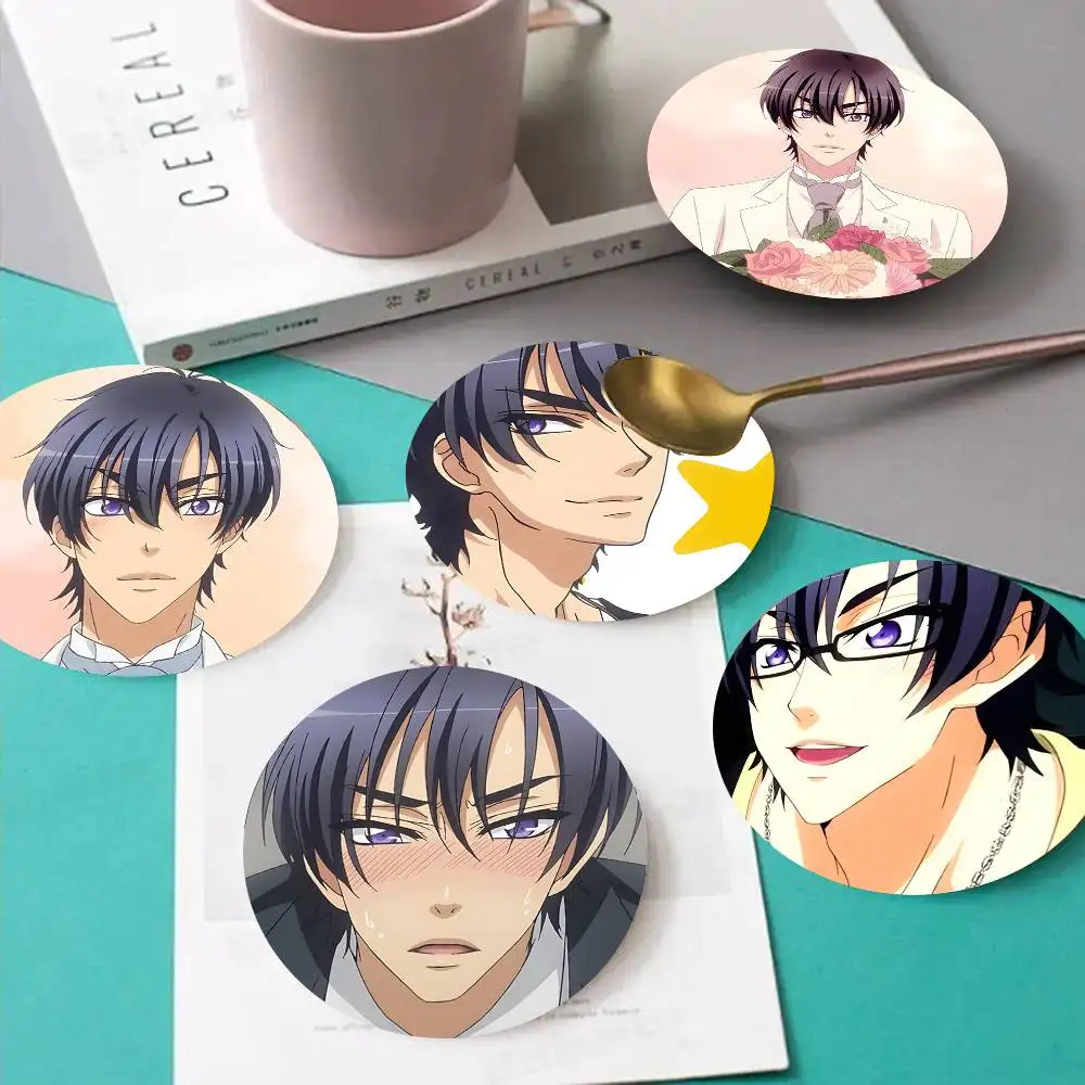 1pc Ryouma Ichijou Anime Characters Wooden Coaster Colour Printing Cup Mat Home Desk Decoration Gifts