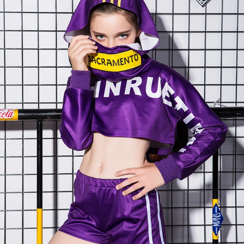 Nuevo conjunto de traje de baile callejero para hip-hop baile de jazz trajes de desfile de moda para baile masculino y femenino