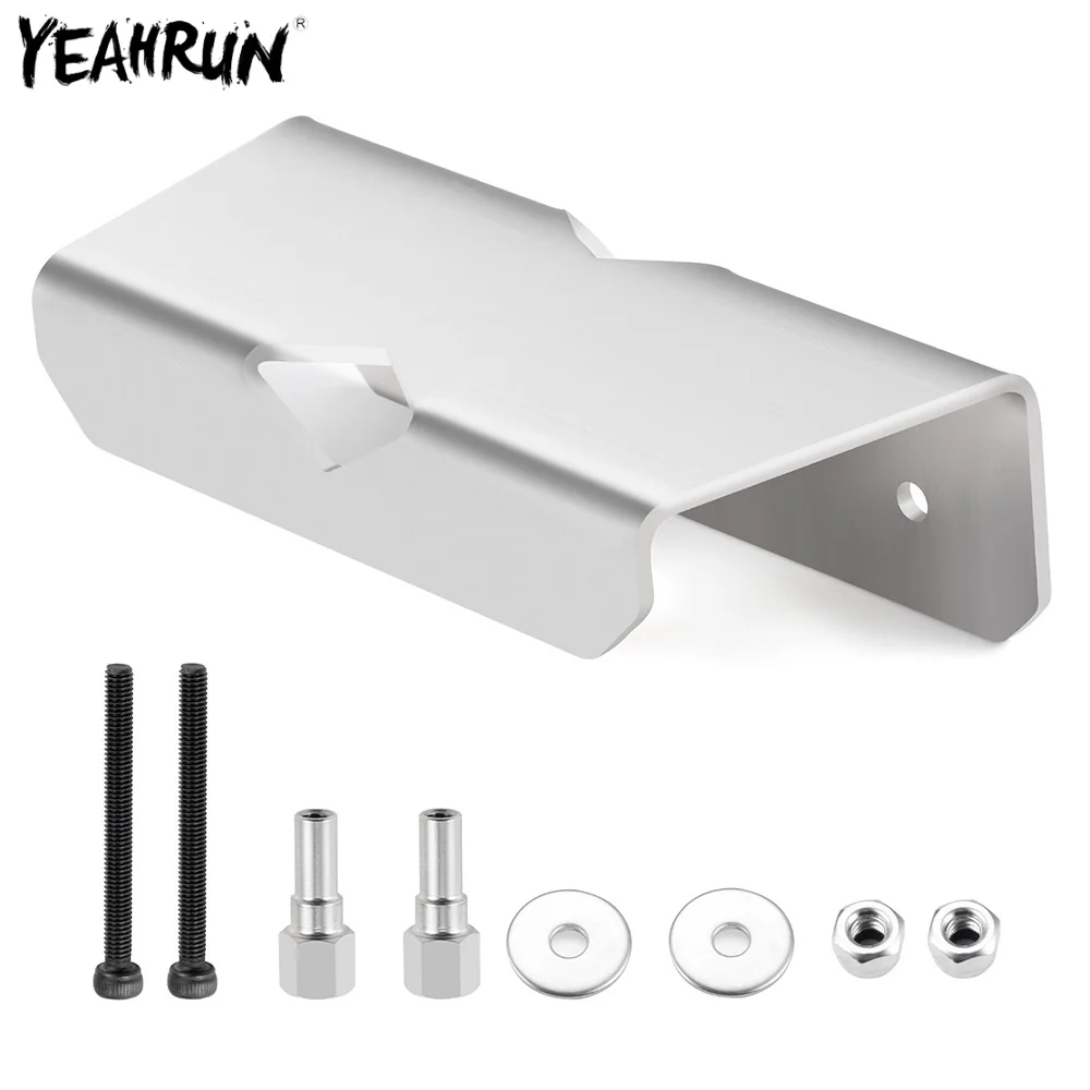 YEAHRUN Stainless Steel Underbody Skid Plate Chassis Armor for 1:8 ARRMA Typhon 6S TLR RC Upgrade Parts