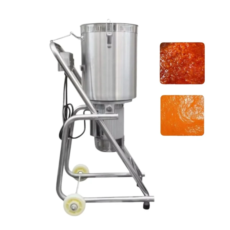 Large Capacity Automatic Stainless Steel Food Blender Ginger Garlic Vegetable Peanut Butter Jelly Fruit Vegetable Machines