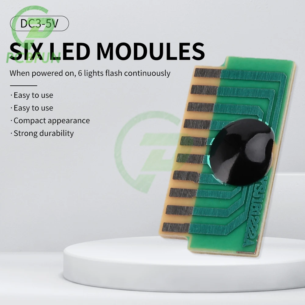 5PCS/lot DC3-5V 6-Channel LED Flashing 6-Channel Running Light Scrolling Light Control Module