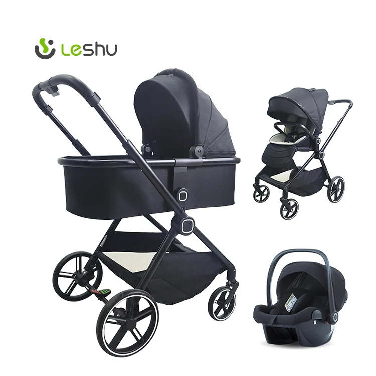 Wholesale Kids Stroller Baby Pushchair Poussette Foldable Carriage Travel Kinderwagen Luxury Pram 3 In 1 Baby Stroller For Sale