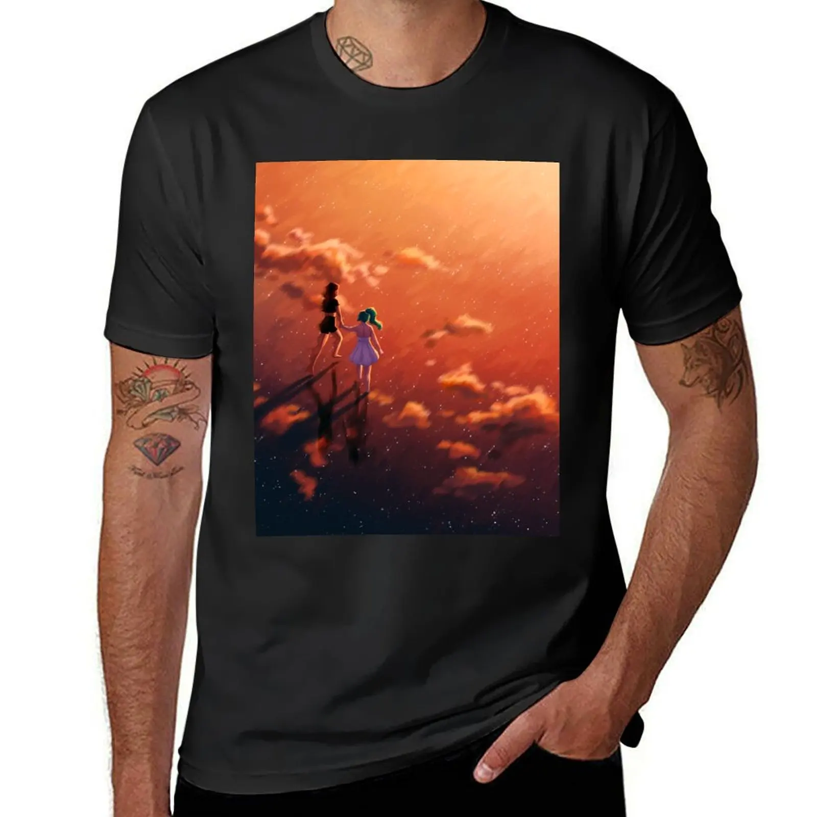 

For You, the World T-Shirt anime t shirts customs design your own graphic t shirt vintage plain t shirts men