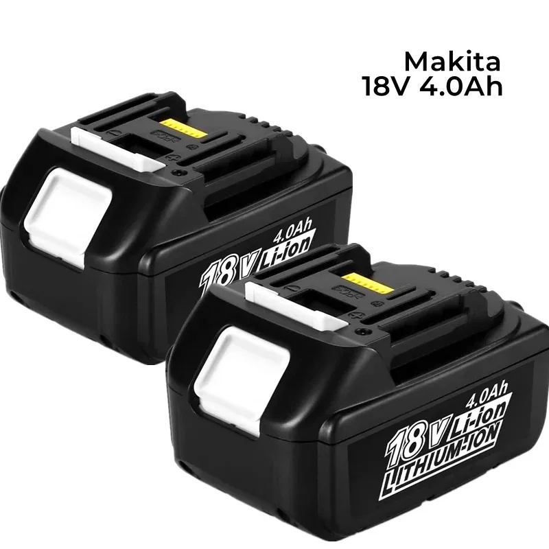 

18V 4.0Ah Li-ion Batterie de Remplacement pour Makita 18V BL1860 BL1850 BL1840 BL1830 BL1820 BL1815 LXT400 avec indicateur LED