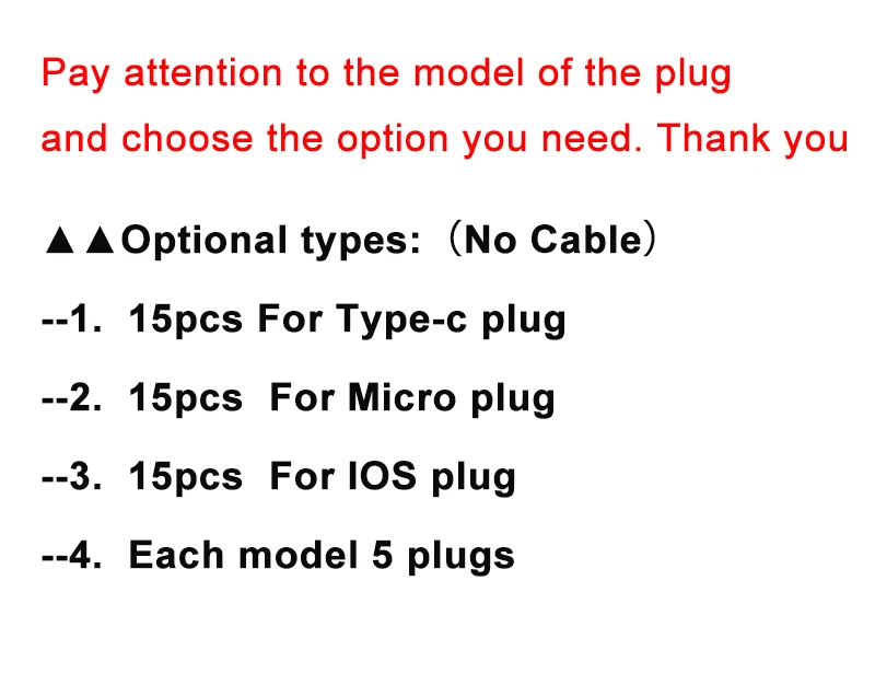 15 Stück Packung Magnet kabels pitzen für Typ C Micro USB iOS Stecker Schnell lade adapter Ersatz Ladestecker für iPhone – Detail 1