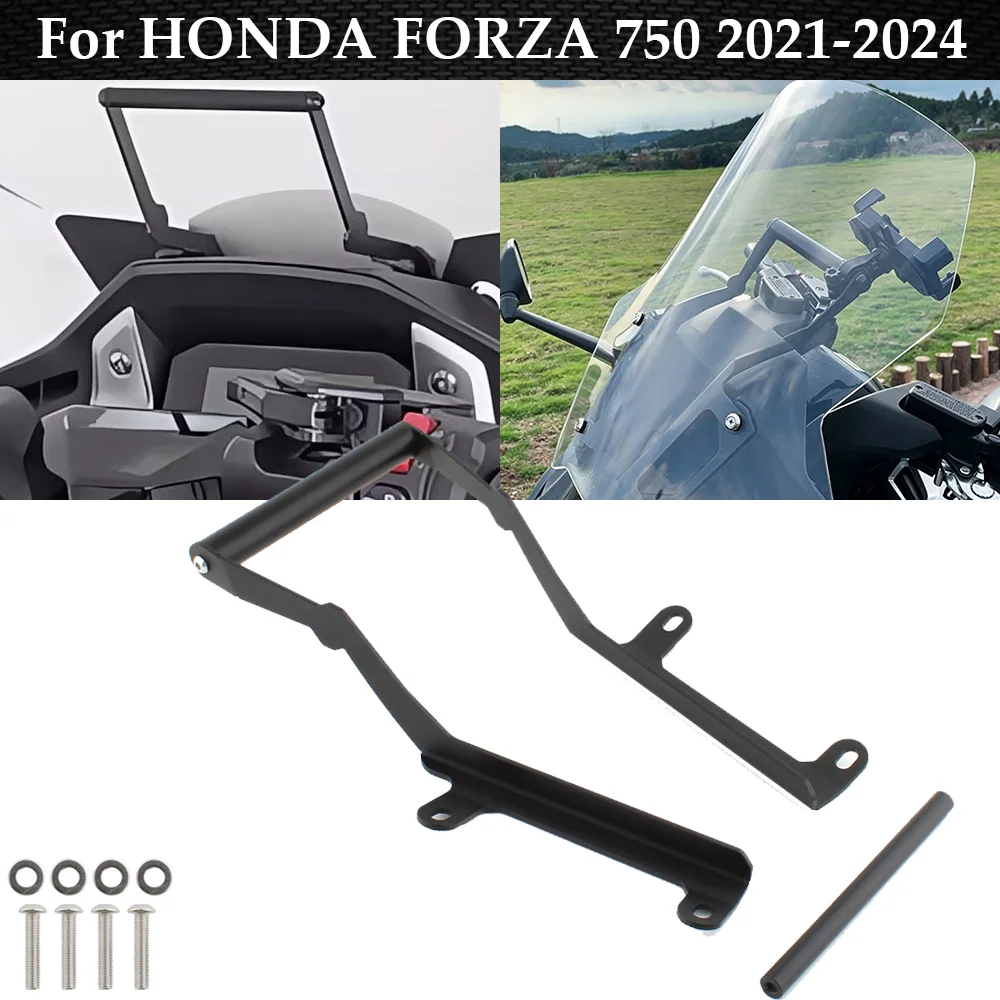 ホンダフォルツァ750-2021-2022-2023-2024用アップグレードナビゲーションブラケットと携帯電話ホルダー