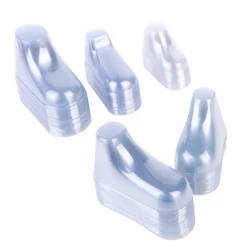 20Pcs Clear Plastic Portable Shoes Storage Shoe Trees 8/9/10.5/11/12cm Baby Feet Display Baby Booties Shoes Socks Showcase