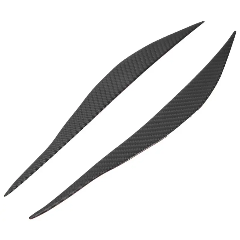 

Накладки на фары из карбона AU16, декоративные накладки-реснички на фары, стайлинг-наклейки для BMW 3 серии F30 320I 325I 316I