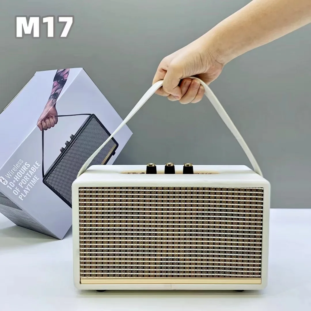 レトロ木製 Bluetooth スピーカー 低音 HIFI ステレオ