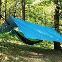 portable Outdoor Camping Rain Fly Sleeping Hammock With Mosquito Net