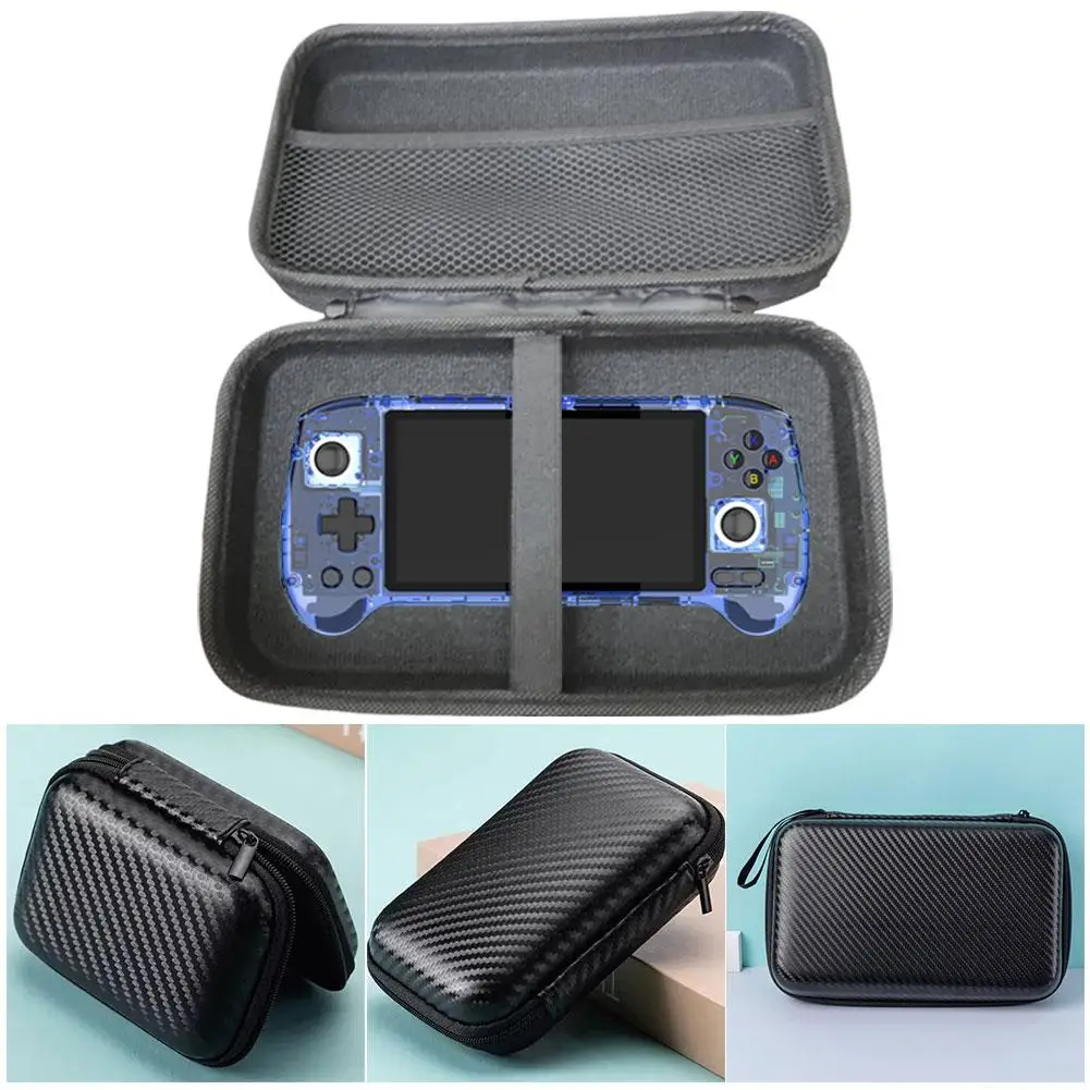 For ANBERNIC RG556 Game Console Storage Bag EVA Hard Travel Carrying Bag Portable Waterproof Protection Case Zipper Bag