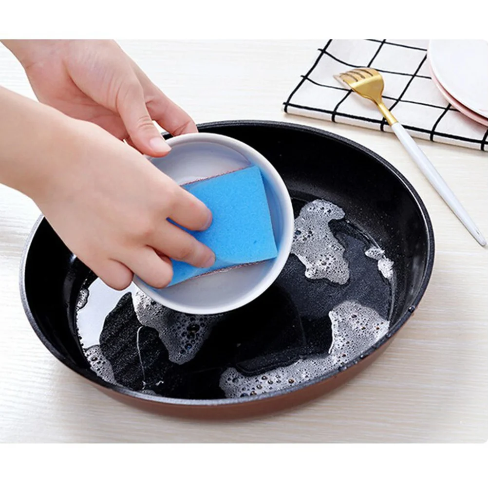 

50 pcs Nano Cleaning Sponge Premium Scrub Sponge Block For Kitchen Washing Dishes Pots Sinks Range Hoods Strong Decontamination