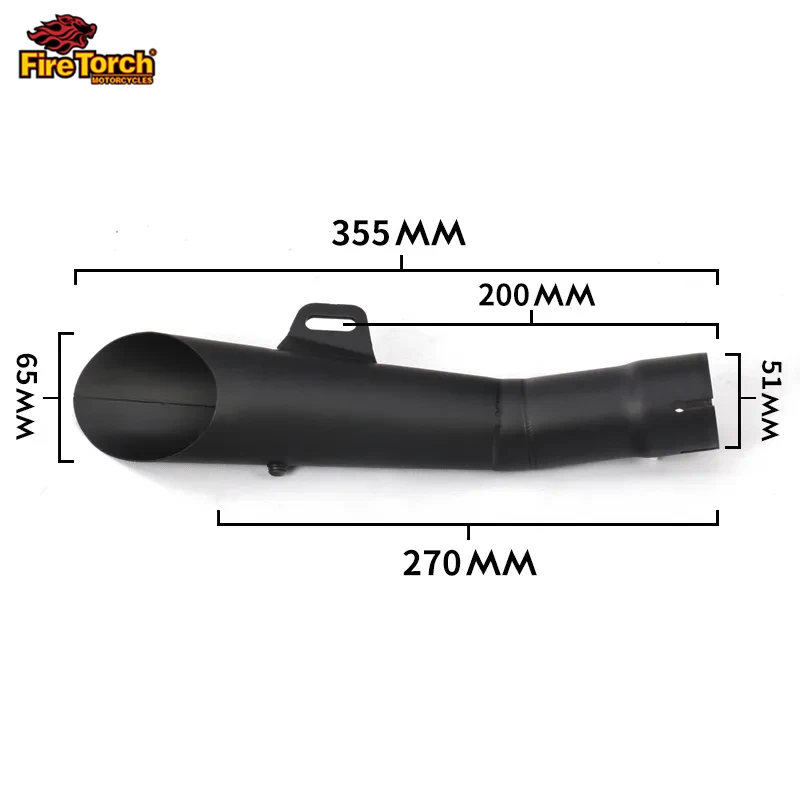 50.8mm Universal Motorcycle GP Exhaust Motorcross Modified Pipe DB Killer Moto Escape Racing Muffler For R6 R3 MT09 Pitbike ATV