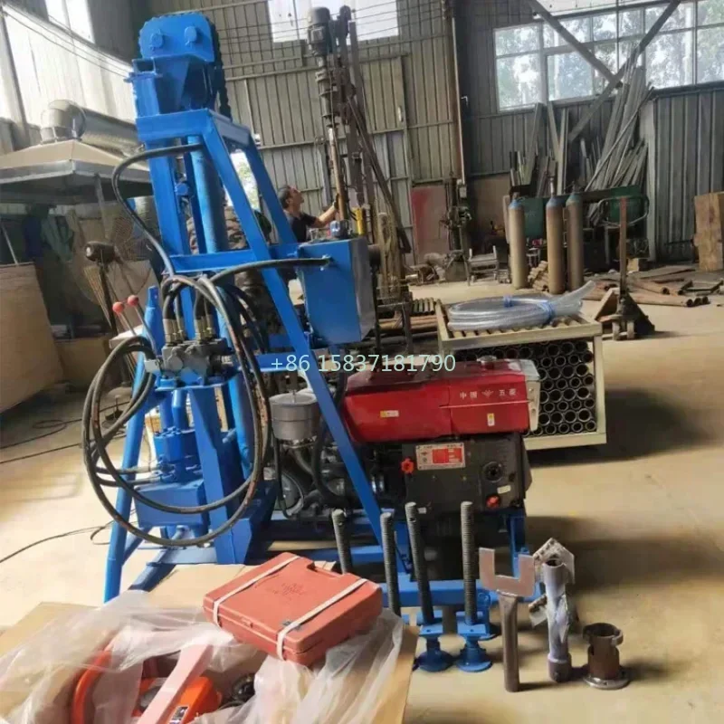 

China Small Portable Water Well Drilling Rig South Africa Widely Using 50m 100 Meter Drill Rig Machine for Water Well Drilling