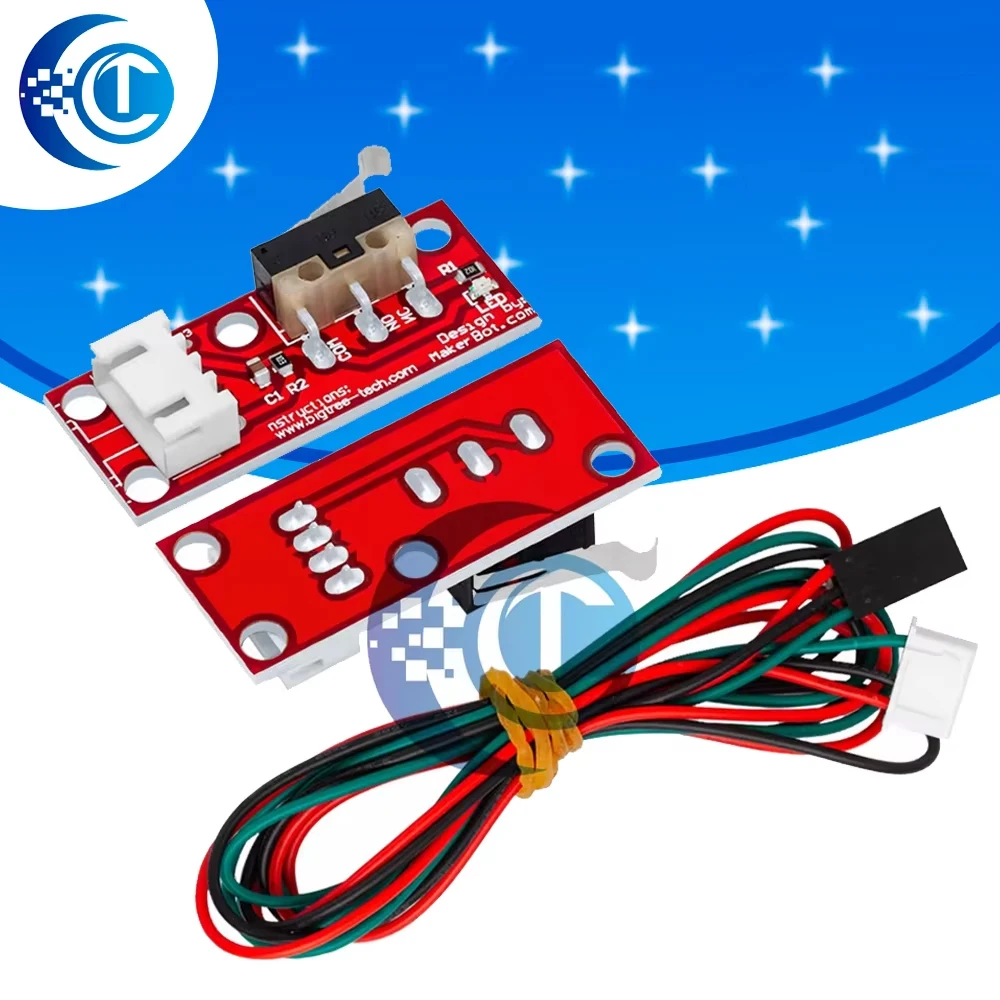 Interruptor de Limite de Posicionamento para Router CNC - Compatível com Arduino RAMPS 1.4 com Cabo Pré-Instalado