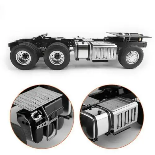 1/14 LESU 6x4 Metal Chassis RC Tractor Truck Motor for 3363 DIY Tamiyaya 56352 Model Toy Part TOUCAN HOBBY TH15105