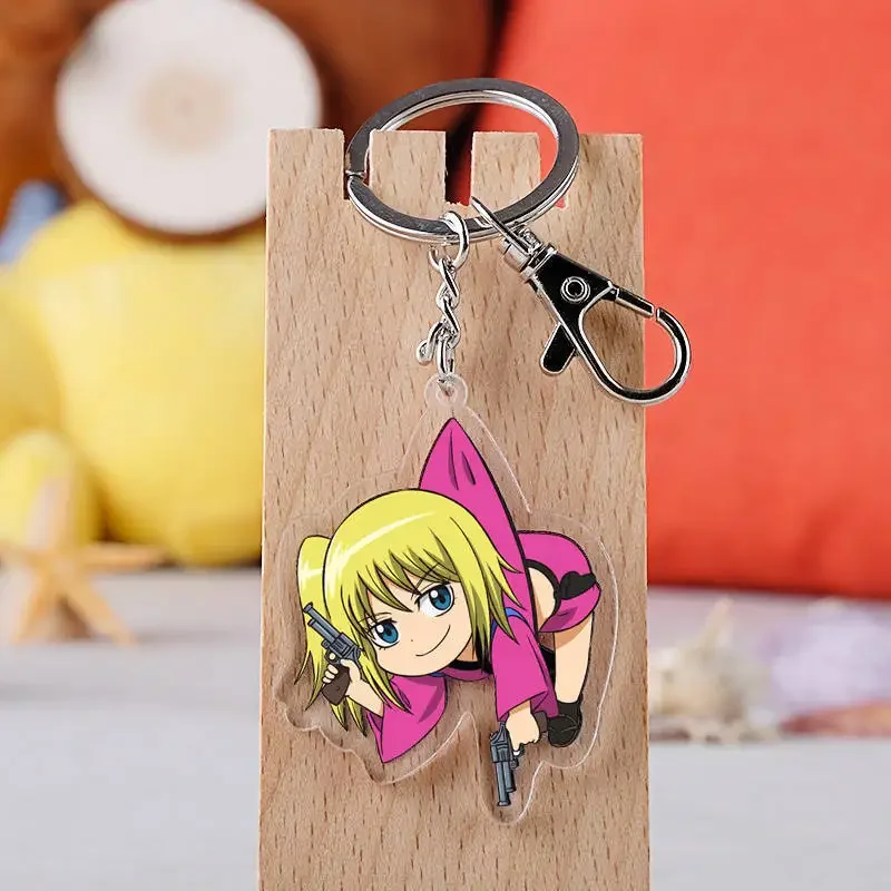 Gintama anime cosplay Acrylic keychain Okita Sougo Takasugi Shinsuke Katsura Kotarou Sakata Gintoki pendant Chaveiros Llaveros