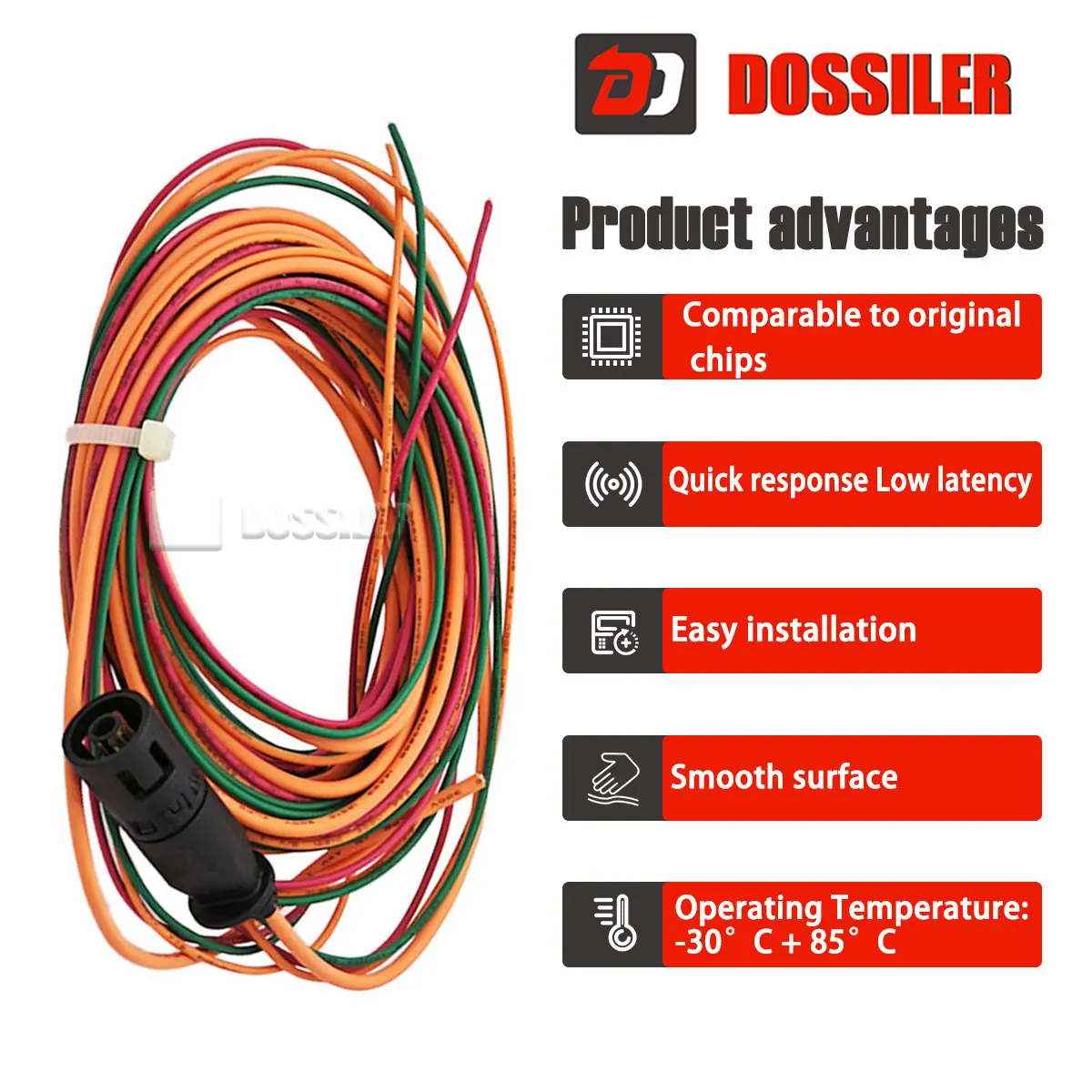 04L971785C Dossiler Glow Plug Wiring Harness Connector for VW AUDI SEAT SKODA 5901063512750 for 89.89 PLN from Lublin Car Parts