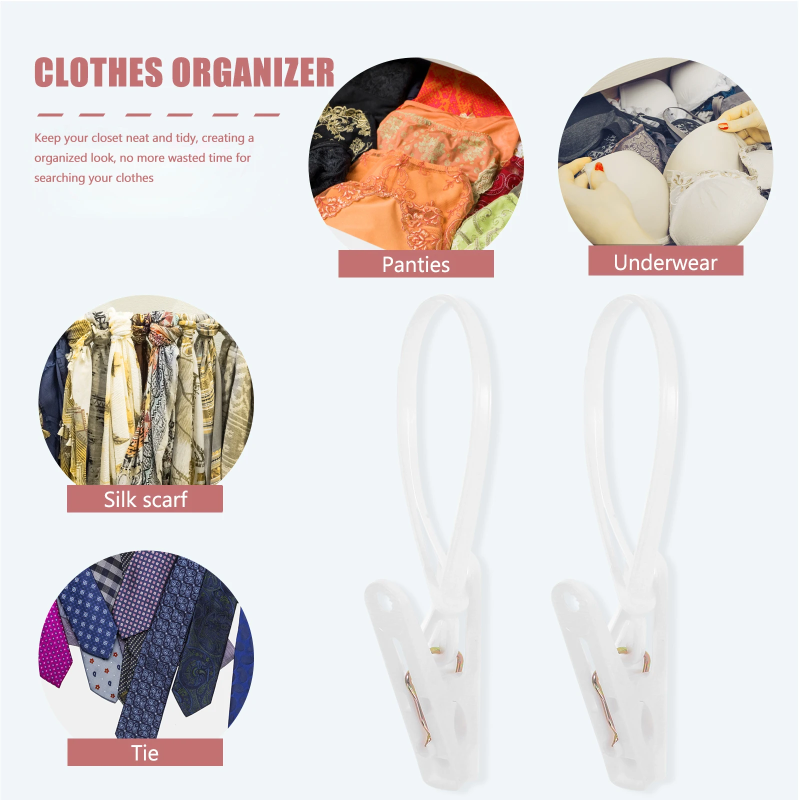 

60 Pcs Clothes Pin Hook Hand Towel Clips Closet Organizer Beach Dish Towel Clips Closet Organizer Boot Hanger Hanging New