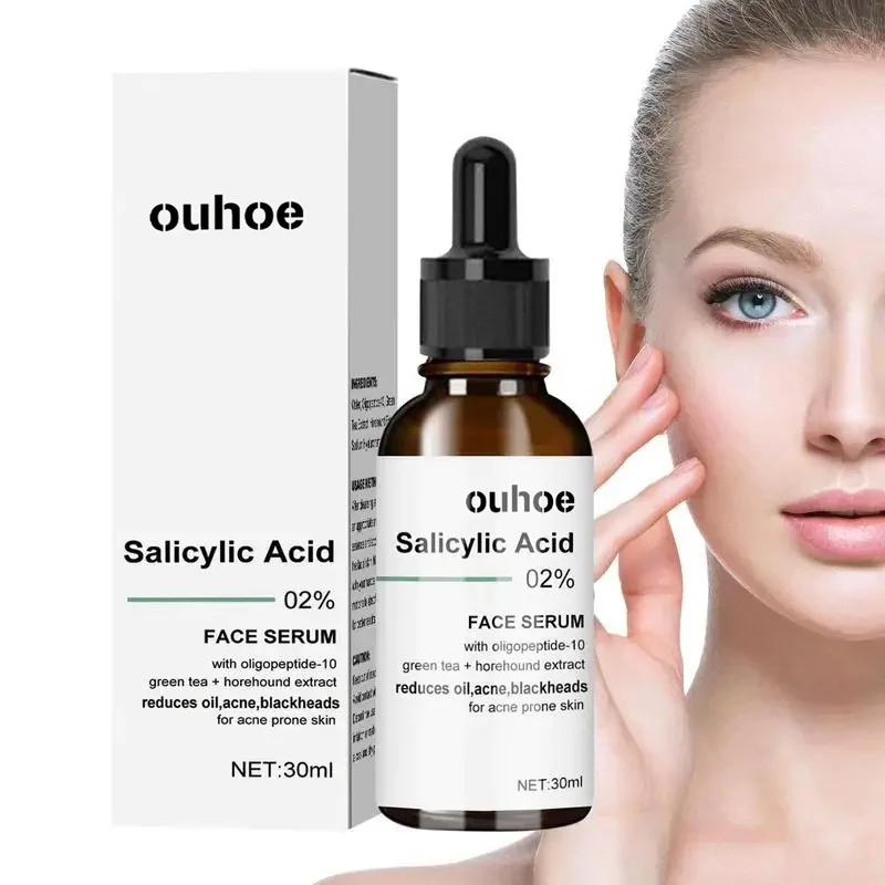 30ml Salicylic Acid Delicate Pore Facial Essence Hydrating Moisturizing Gentle Care Shrinking Pore Water Light Beauty Face Serum