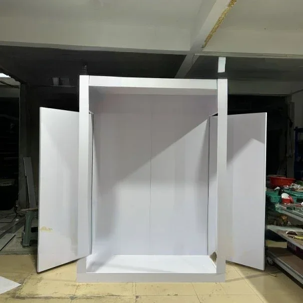 

vogue cover backdrop Wedding party Photography decoration props Magazine Box Photo Booth with led with door
