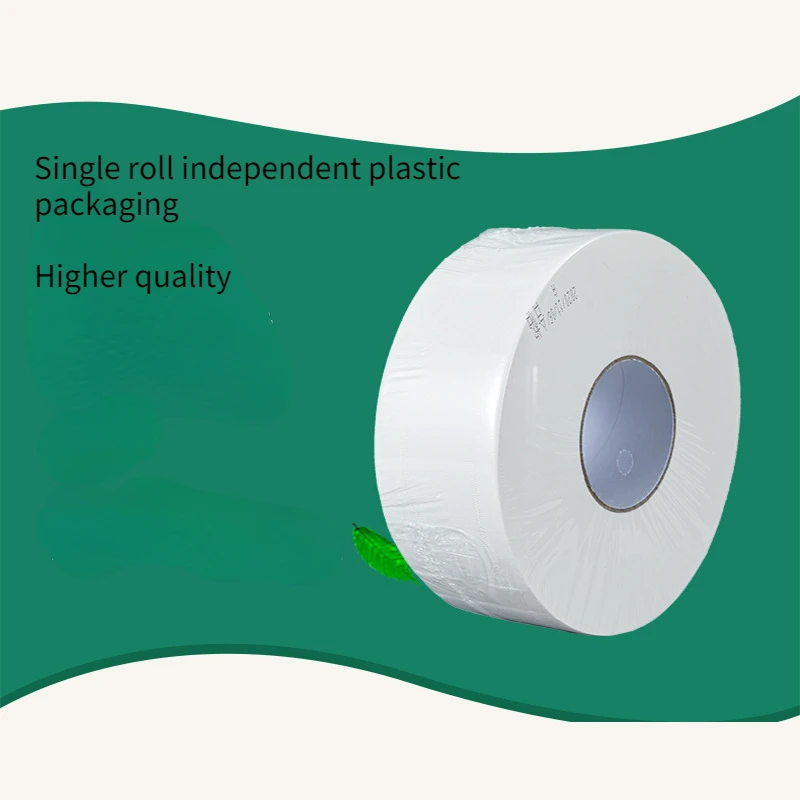 

12 rolls/Box Paper Instant Large Roll paper In The Hotel Restroom Does Not Block The Toilet, With Four Layers Of Thickened