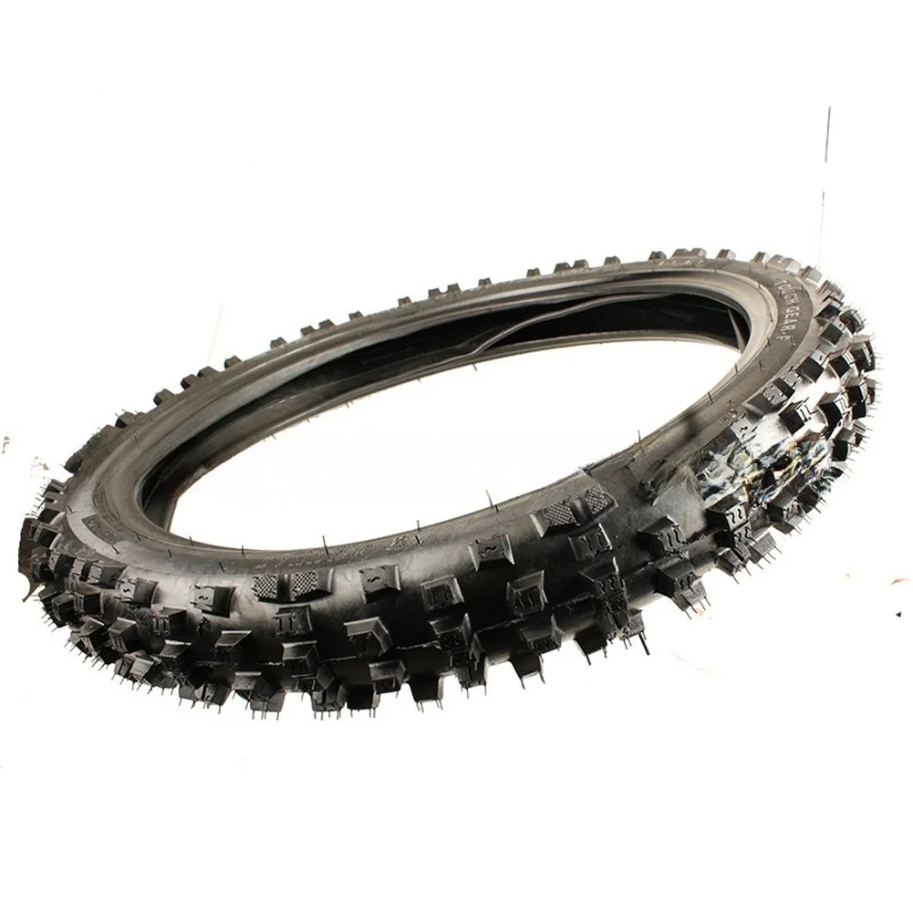 Dual Size Motorcycle Tires Deep Tread 90/100-14 Front 70/100-17 Rear For Grip And Stability Across All Terrain Conditions