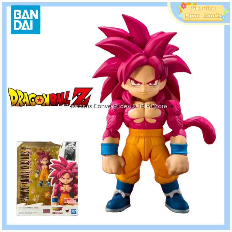 

Genuine Bandai Dragon Ball SHF SUPER SAIYAN 4 SON GOKU (MINI) DAIMA Anime Action Figures Model Figure Gift for Toys Hobbies Kids