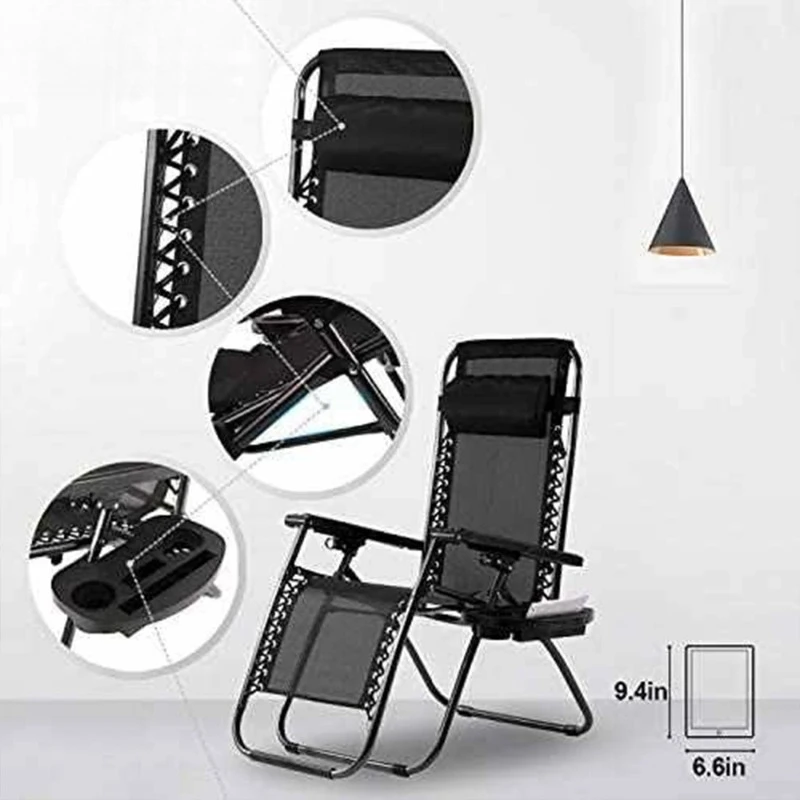 Adjustable zero Gravity Recliner, Folding Sun Visor with Rain Canopy, Lawn, Garden Terrace, Indoor and Outdoor Use