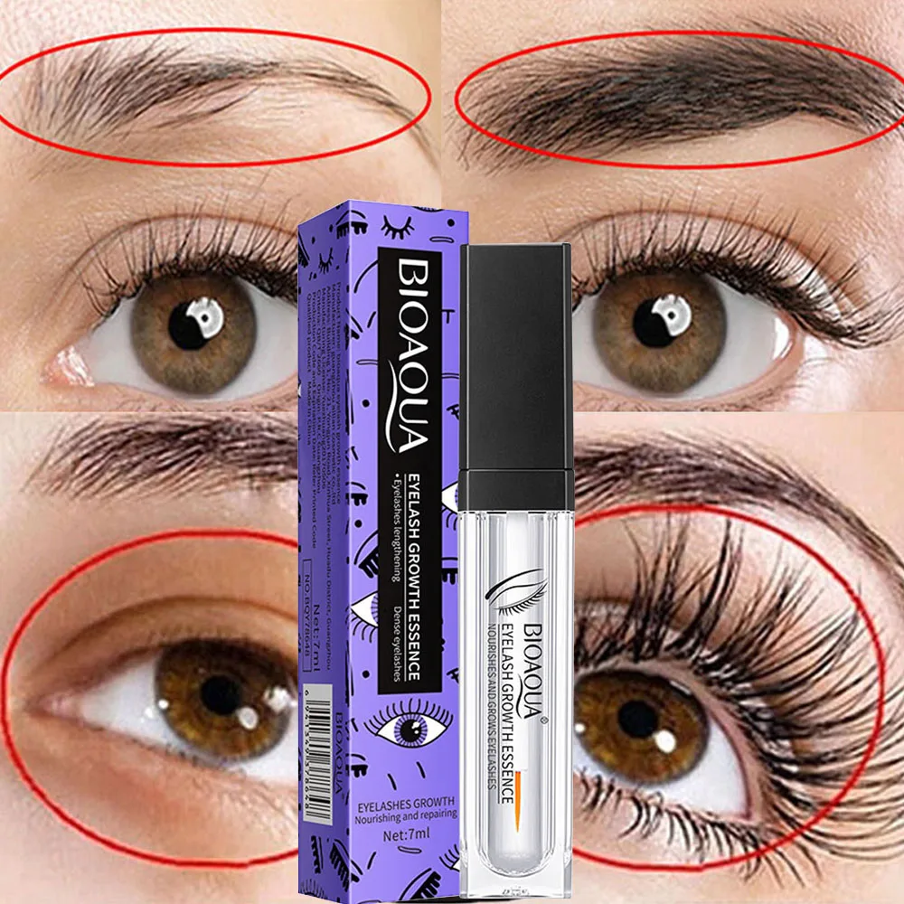 Soro de Crescimento Rápido dos Cílios, Natural Eyelash Enhancer, Longer Fuller, Cílios mais grossos, Produtos de tratamento, Eye Care, Maquiagem coreana, 7 dias