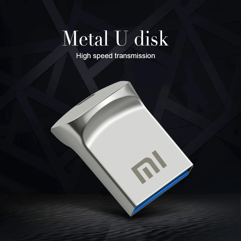 Xiaomi Mini 2TB 3.0 Usb logam, Flash Drive Usb 1TB 512GB, stik memori transmisi kecepatan tinggi 3.0 Memoria Usb