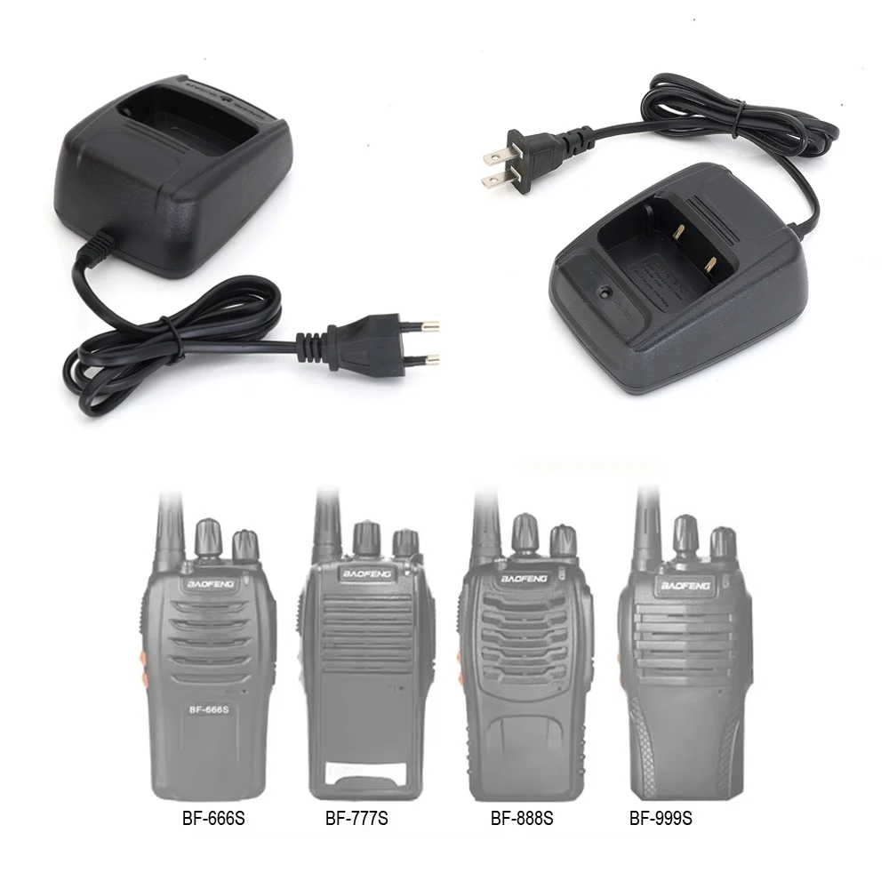 شاحن سطح المكتب لـ Baofeng & Retevis |   محطة شحن التيار المتناوب/USB |   يناسب BF-888S/BF-777S/BF-666S/H777