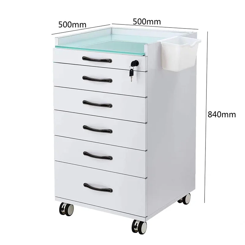 Mobile Stainless Steel Medical Dental Office Instrument Storage Cabinets Clinic Furniture